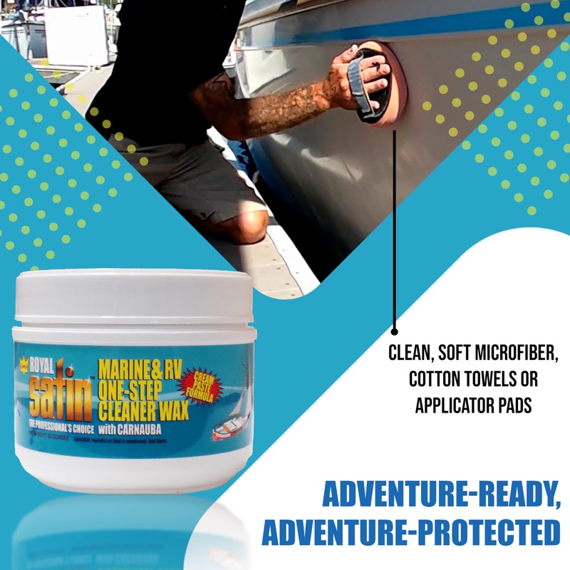 Garry's Royal Satin Marine & RV ONE STEP Cleaner Wax