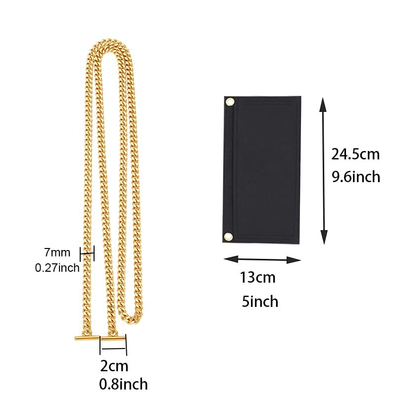 YESIKIMI UPTOWN Envelope Clutch Conversion Kit Premium Felt Inset With