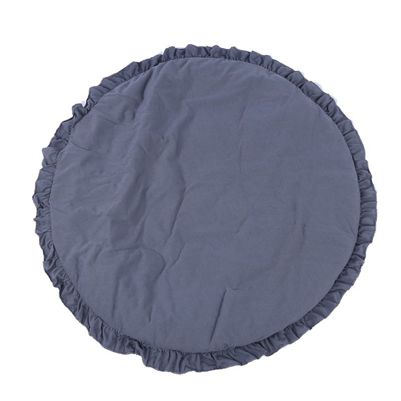 Baby Play Mat Round Shape Carpet Soft Cotton Decoration Crawling
