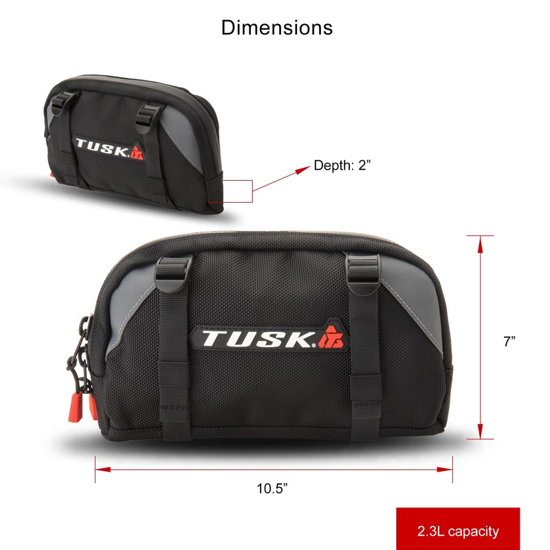 TUSK Handlebar Bag Black
