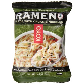 Koyo Ramen, Garlic Pepper, 2.1 Ounce (Pack of 12)
