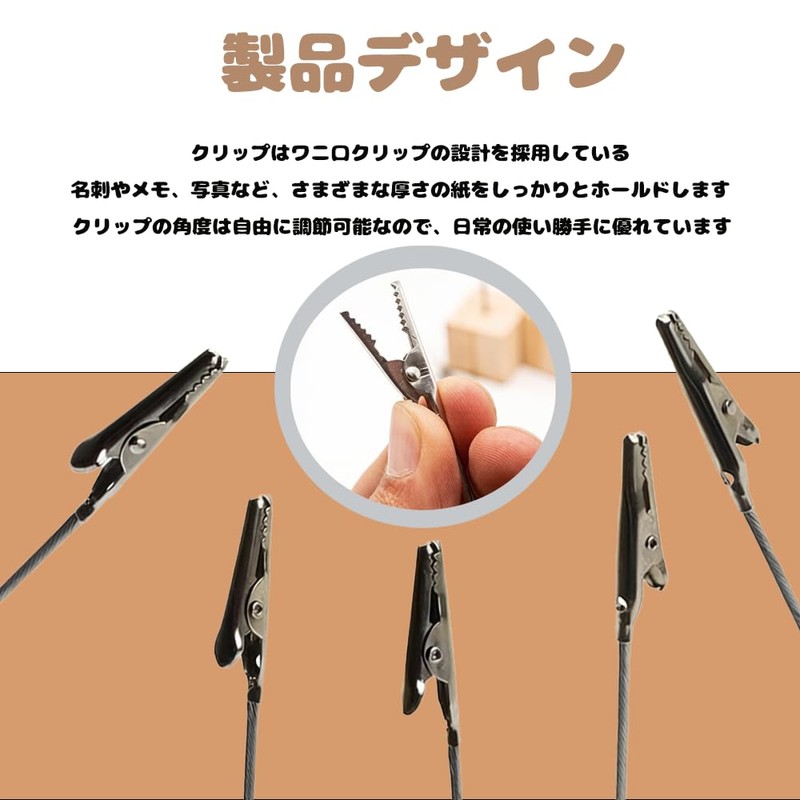 【クリップスタンド】 メモスタンド 木製クリップ 10個セット 2.5cm立方底座 カードスタンド カード立て テーブルナンバー 値札立て メモクリップ