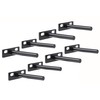 M MIMHOOY 8 Pcs 4 inch Floating Shelf Bracket, Solid