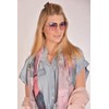 styleBREAKER 09020124 Women's Frameless Sunglasses with Tinted Rectangular Lenses, Metal
