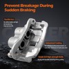Funire Front Disc Brake Caliper Assembly with Bracket Compatible with