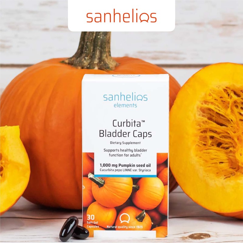 Sanhelios Curbita Bladder Caps Pumpkin Seed Oil 1,000mg - Healthy
