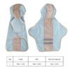 Dog Raincoat Waterproof Adjustable Lightweight Pet Rain Jacket with Safety