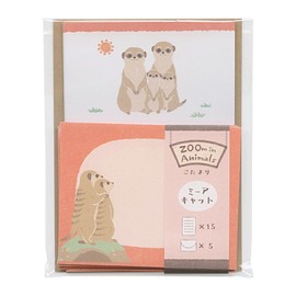 Zoom-in Animal 5422403 Mini Letter Set, Meerkat, Cute Animal