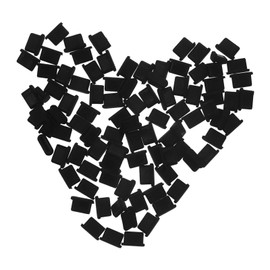 Housoutil 100pcs USB Dust Port Cover Charging Port Protector for Prevents Dirt and Water Stylish Design Fits All USB Devices