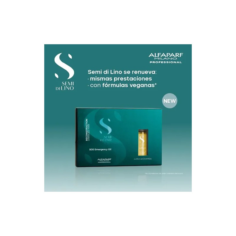 Alfaparf Reconstruction Sos Emergency Oil 6x13ml Reparative