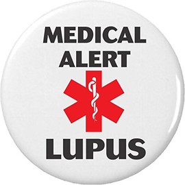 A&T Designs Medical Alert - Lupus 2.25" Keychain Health Symbol