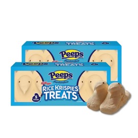 Rice Krispies Treat Peeps Chicks - Pack of 2 - Perfect Easter Basket Stuffer - 5 Count Boxes