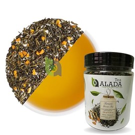 Alada Loose Leaves Green Tea - Flavoured (Turmeric)