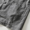 ZANBANG SSR258 Linen Jacket, Tailored Jacket, Men's, Cotton, Summer Jacket,