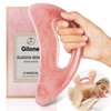 Giloner Large Gua Sha Massage Tool with Handle Large Lymphatic