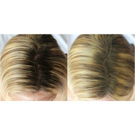 Rootflage Refill Instant (Warm) Blonde Root Touch Up Hair Powder - Temporary Hair Color, Root Concealer, Thinning Hair Powder and Concealer- (04 WARM BLONDE)