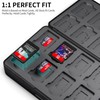 FUNDIARY Black Game Card Case of Switch 2, Durable Game