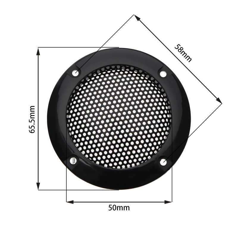 eMagTech 4Pcs Speaker Cover Replacement Speaker Grill Cover Car Speaker