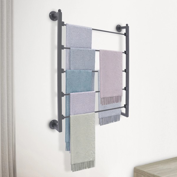 Unbranded Wall Mount Scarf Display Stand Gold Bathroom Towel Rack