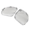 Unbranded Chrome Fairing Speaker Grilles Mesh Covers For Harley Road