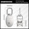 M20 Single Pulley Block 2 PCS, HONSNKS 304 Stainless Steel