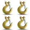 1/2" Clevis Slip Hook, 4 Pack Forged G70 Steel Clevis