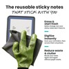 Rocketbook Reusable Sticky Notes, Restick and Reorganize Memo Pads, 3"x3",