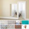 BBTO 20 Pieces Mirror Sheets Self Adhesive Non Glass Mirror