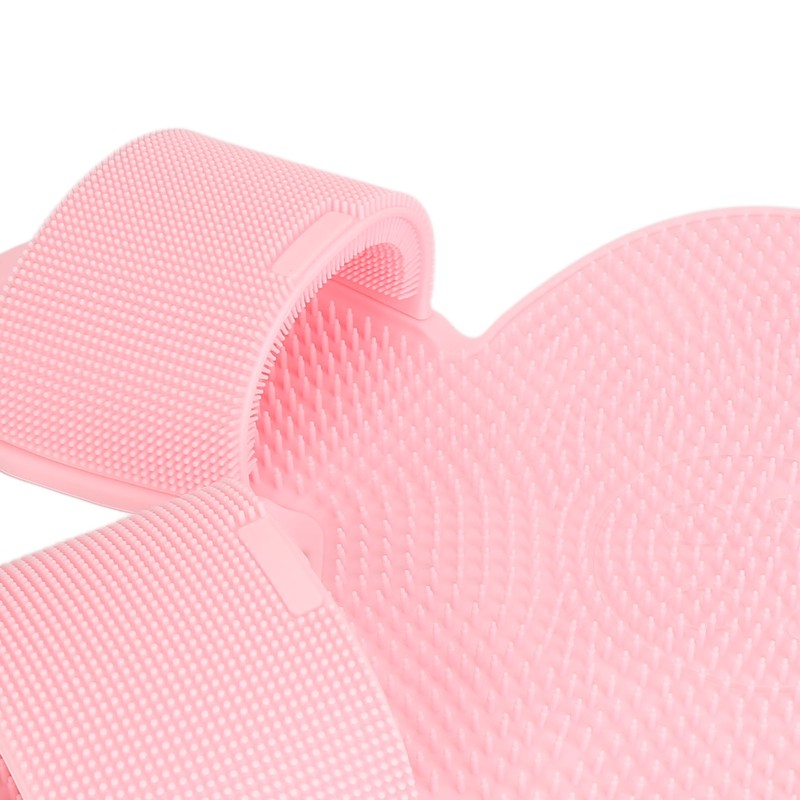 Foot Scrubber Shower Mat with Strong Suction Cups Prevent Slip