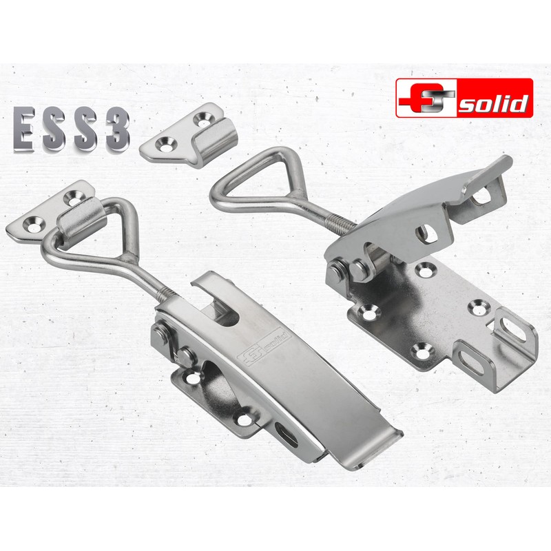 FTsolid ESS3 Adjustable Stainless Steel Toggle Lock Crate Lock Rustproof