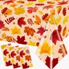 3 Pack Fall Tablecloths, Fall Leaves Party Decorations Thanksgiving Disposable