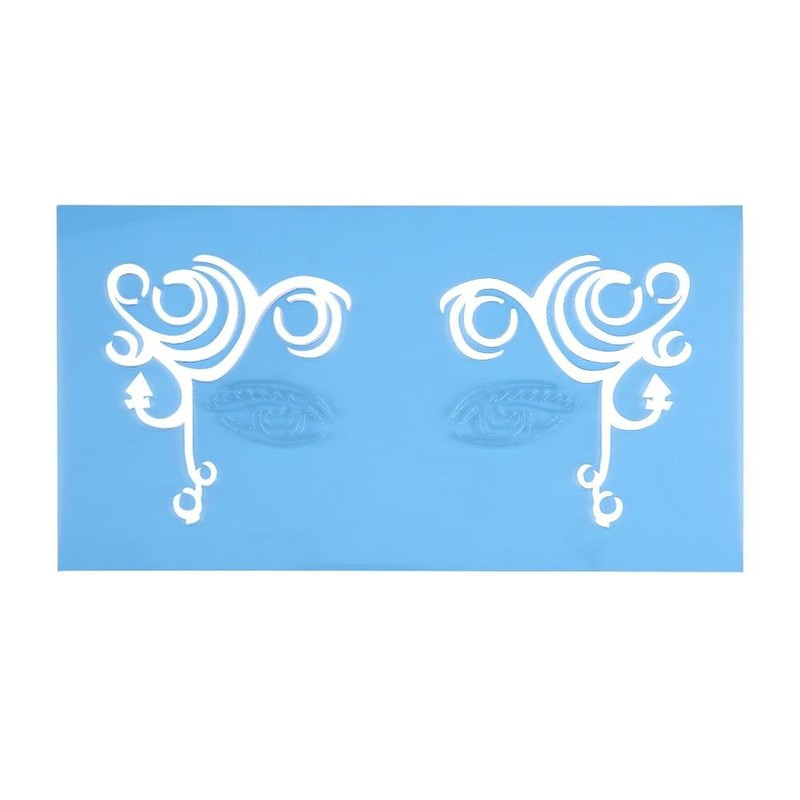 7 Styles/Set Reusable DIY Face Painting Makeup Stencil Body Painting