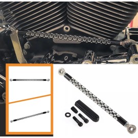 Unbranded Shift Linkage Shifter Link Gear Aluminum For Harley Touring Road Street Glide