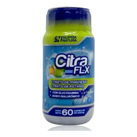 Citrato de Magnesio Supra Natura Cápsulas Nutricional 60 Caps