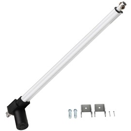 JQDML 36 Inch 36" Long Stroke Linear Actuator 12V 1320lbs/6000N Heavy Duty Speed 0.2"/sec Electric Actuator with Mounting Brackets for Massage Bed, Table Lift, Window Opener,Door Opener