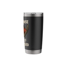 In My Defense I Was Left Unsupervised Retro Sloth in Hammock Stainless Steel Insulated Tumbler