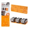 48 Tools 4-Battery Wall Mount Holder for Ridgid 18V –
