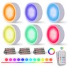 EverBrite Puck Lights with Remote, Wireless LED Puck Lights Battery