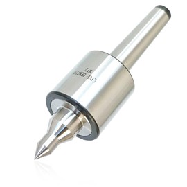 Lzcdelyxiao MT1 Live Center Medium Duty Long Nose 60° Triple Bearing Accuracy 0.000197" Morse Taper 1MT Lathe CNC Tool for Lathe Tailstock Machine
