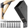 Wocepu 4pack 45 Degree Angle Support Bracket, for 2x4 (Actual