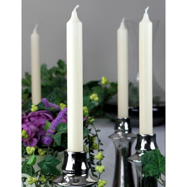 Taper Candles Branded Candles 210/21 mm Cream Pack of 12