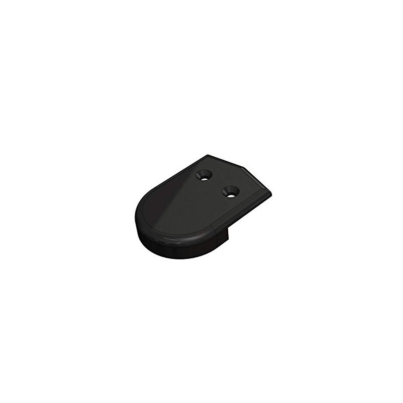 2’’ RUB RAIL END CAP, Black Nylon