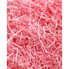 MagicWater Supply - 4 oz - Pink - Soft & Thin Crinkle Cut Paper Shred Filler great for Gift Wrapping, Basket Filling, Birthdays, Weddings, Anniversaries, Valentines Day, and other occasions