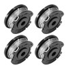 Konesky Pack of 4 grass trimmer spools, diameter 1.65 mm,