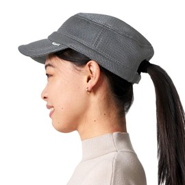 Mens Cadet Hat Kpop Caps - Womens Military Cadet Hat Korean Style Baseball Cap Mesh Fabric Gray