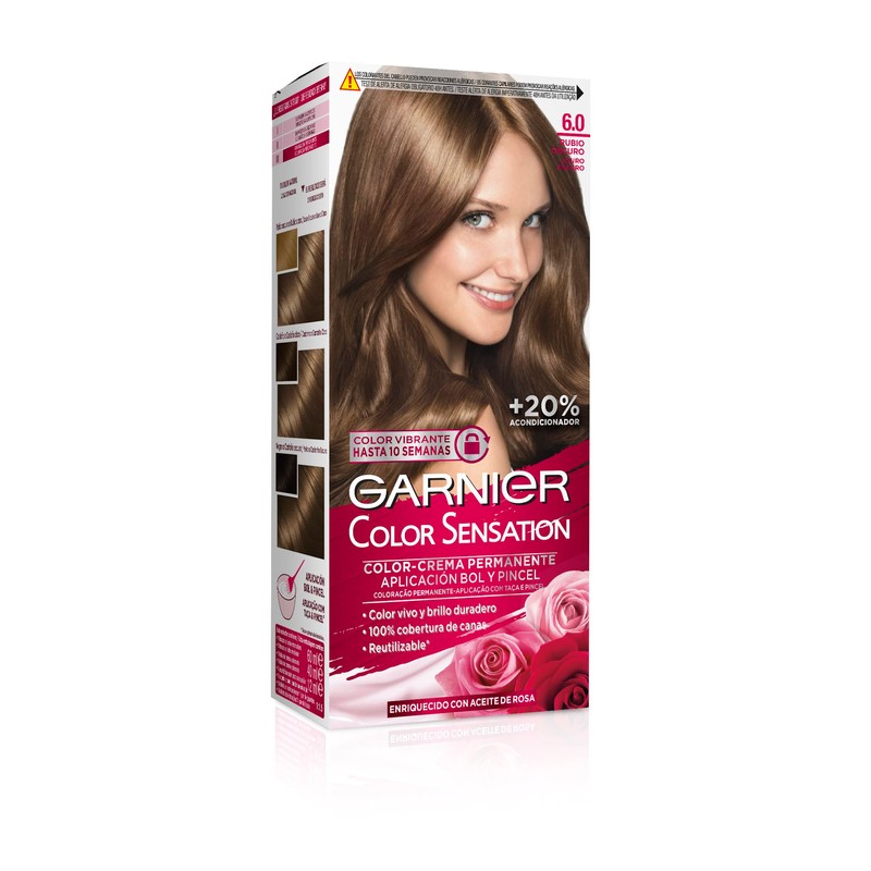 Garnier Color Sensation Permanente und intensive Haarfarbe, wiederverwendbar, mit Schüssel