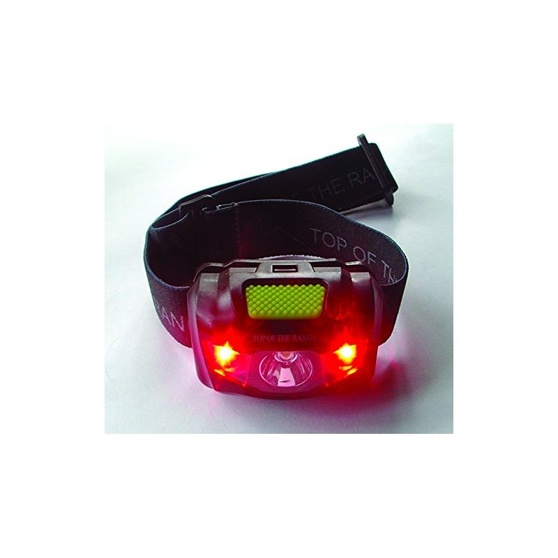 Top of The Range Head Torch - Black, One Size
