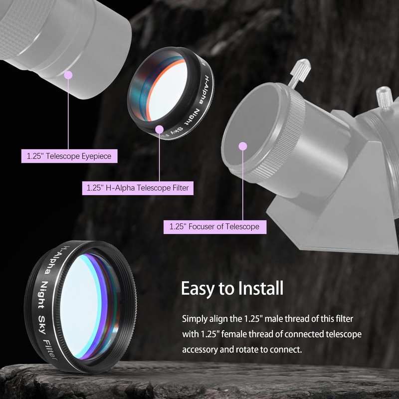Astromania 1.25" H-Alpha Night Sky Filter