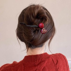 Yheakne Vintage Pearl Hair Clip Barrette Pearl Twist Hair Barrette Banana Hairclip Hairpin Claw Clip Ponytail Holder Headdress Decorative Accessories for Women