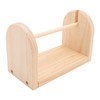 Wooden Yarn Holder Single Rotating Yarn Storage Horizontal Crochet Yarn